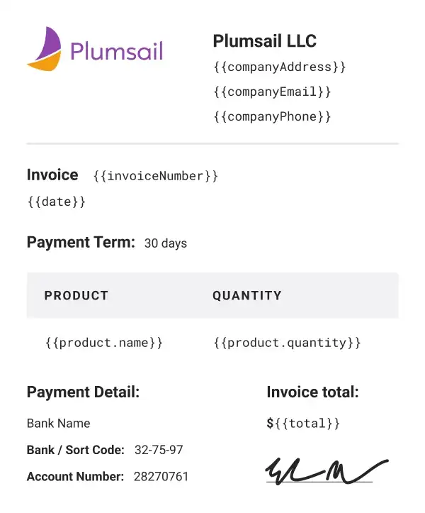 Create web forms for documents 1 mob